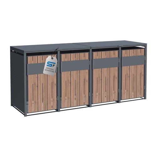 Schartec mülltonnenbox 4er - schartec,
