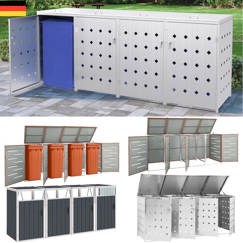 Mülltonnenbox für 3 4 - für, 1/2/3/4