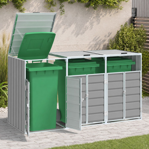 Tonnen mülltonnenbox stahl - 3,