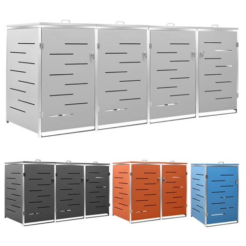 Mülltonnenbox für 3 - mülltonnenbox, 4