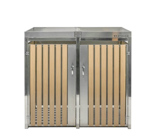 Mülltonnenbox mit pflanzdach - mülltonnenbox,